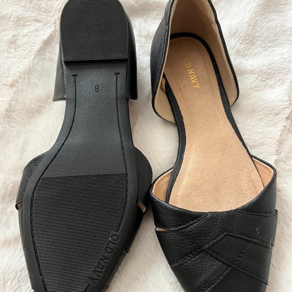 Old Navy Woven D'Orsay Flats Size 8 - Picture 3 of 3